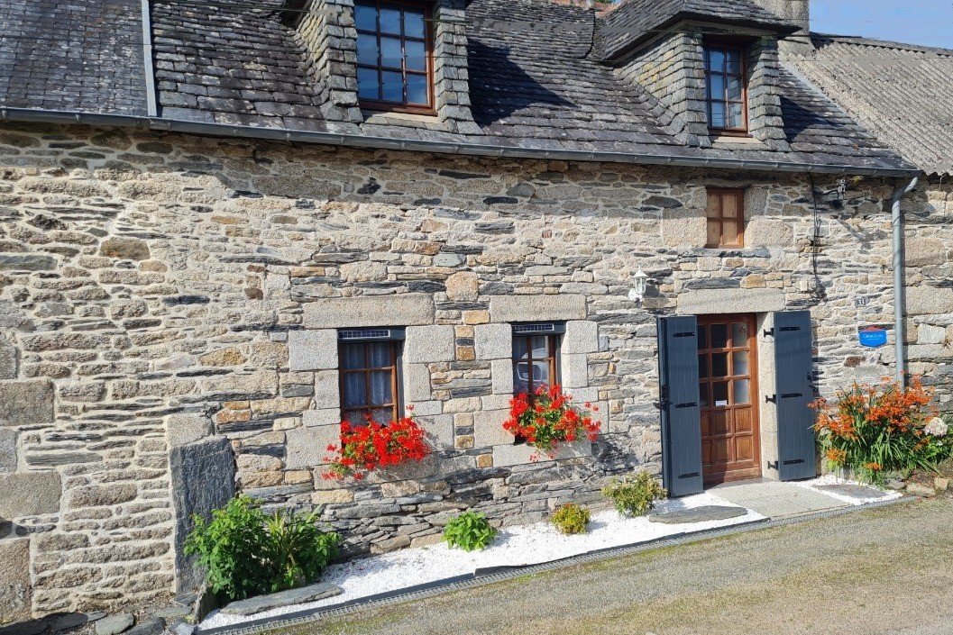 Maison en pierre typiquement bretonne
