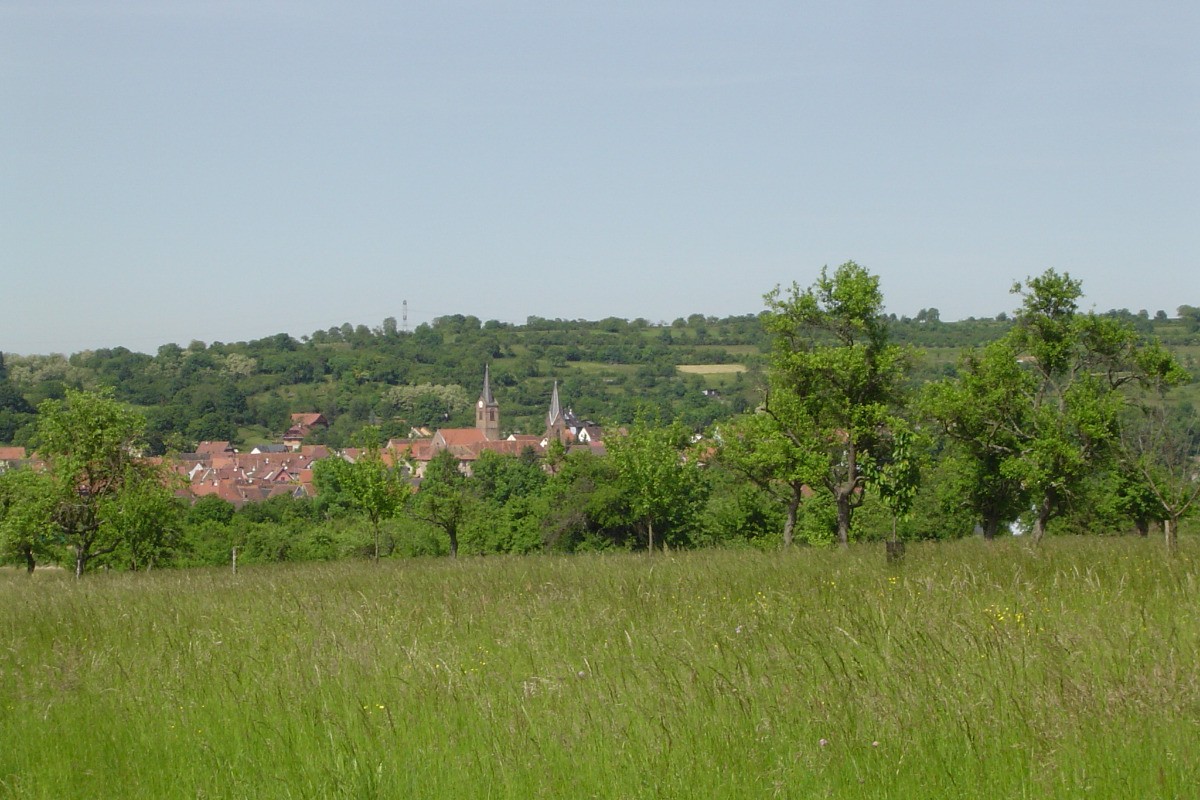 Vue sur le village