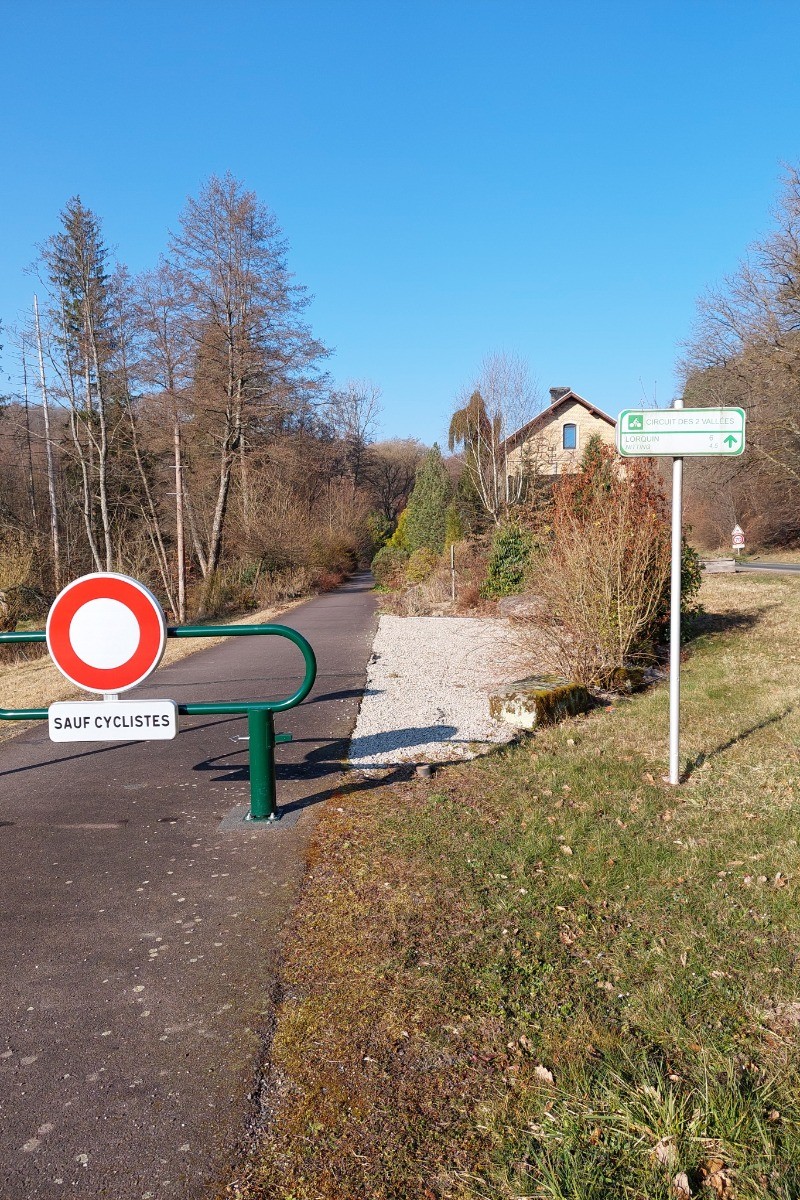 Piste cyclable vers Abreschviller