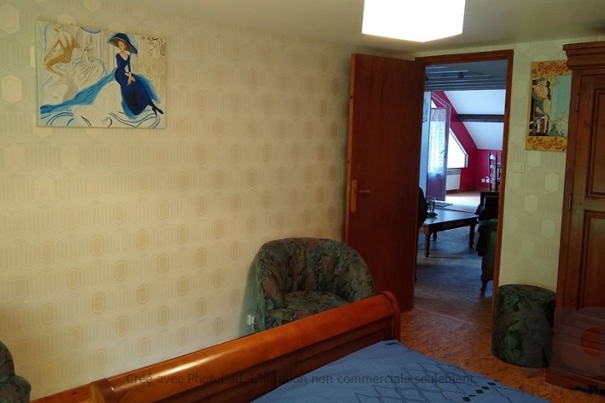 Chambre 2 personnes couchage 140 cm