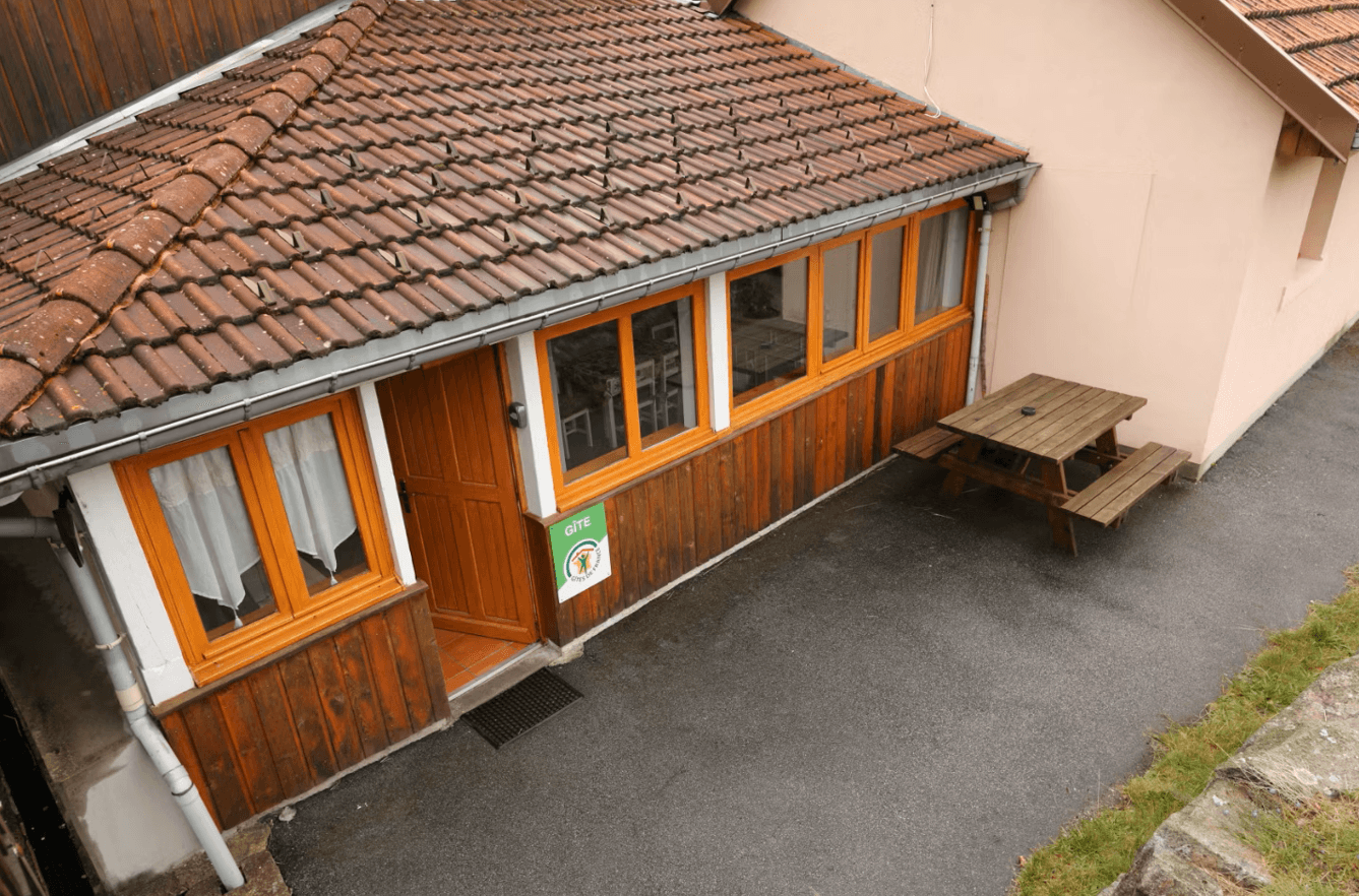 Terrasse - Gîte Le Saut du Cerf à Gérardmer, vue lac, proche pistes de ski, terrasse