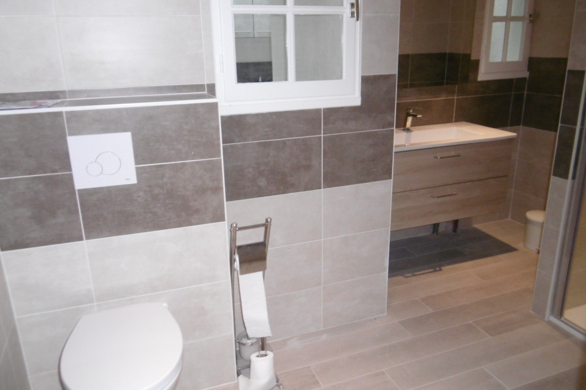 Salle d'eau avec wc