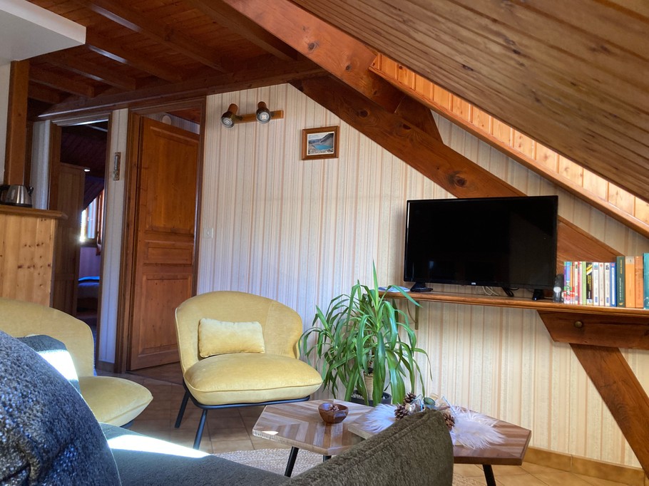 Access to bedrooms at the back of the lounge