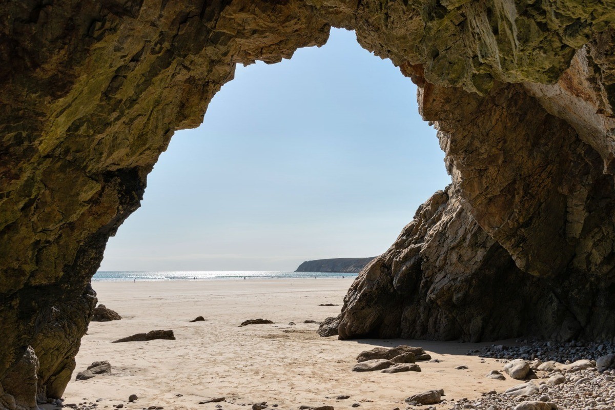 Nombreuses plages, ici la Plage de Kersiguenou