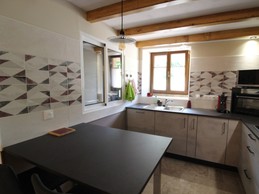 Cuisine aménagée - Gite des Roches