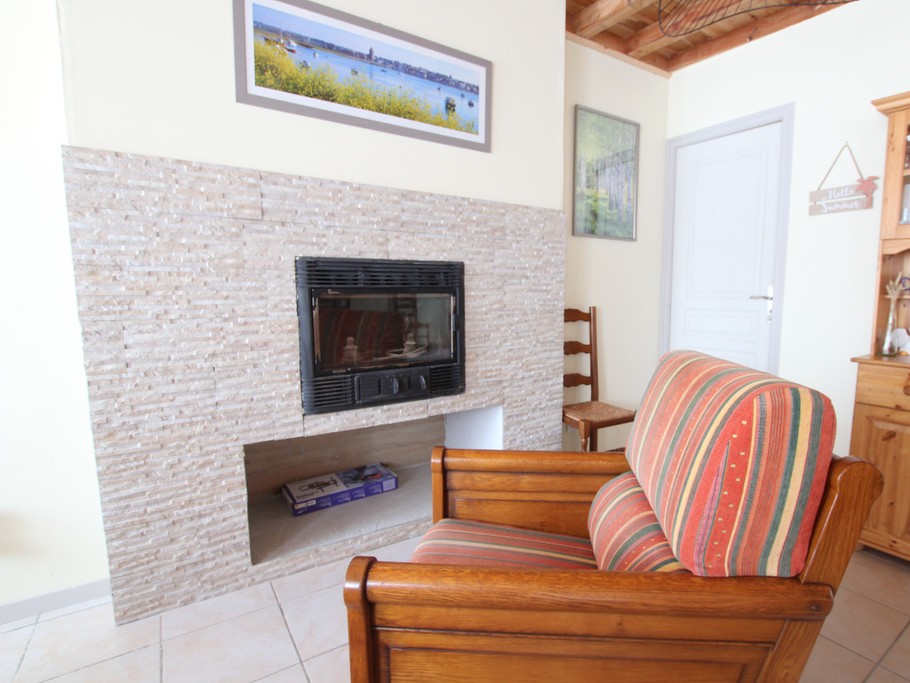 Cheminée dans le salon