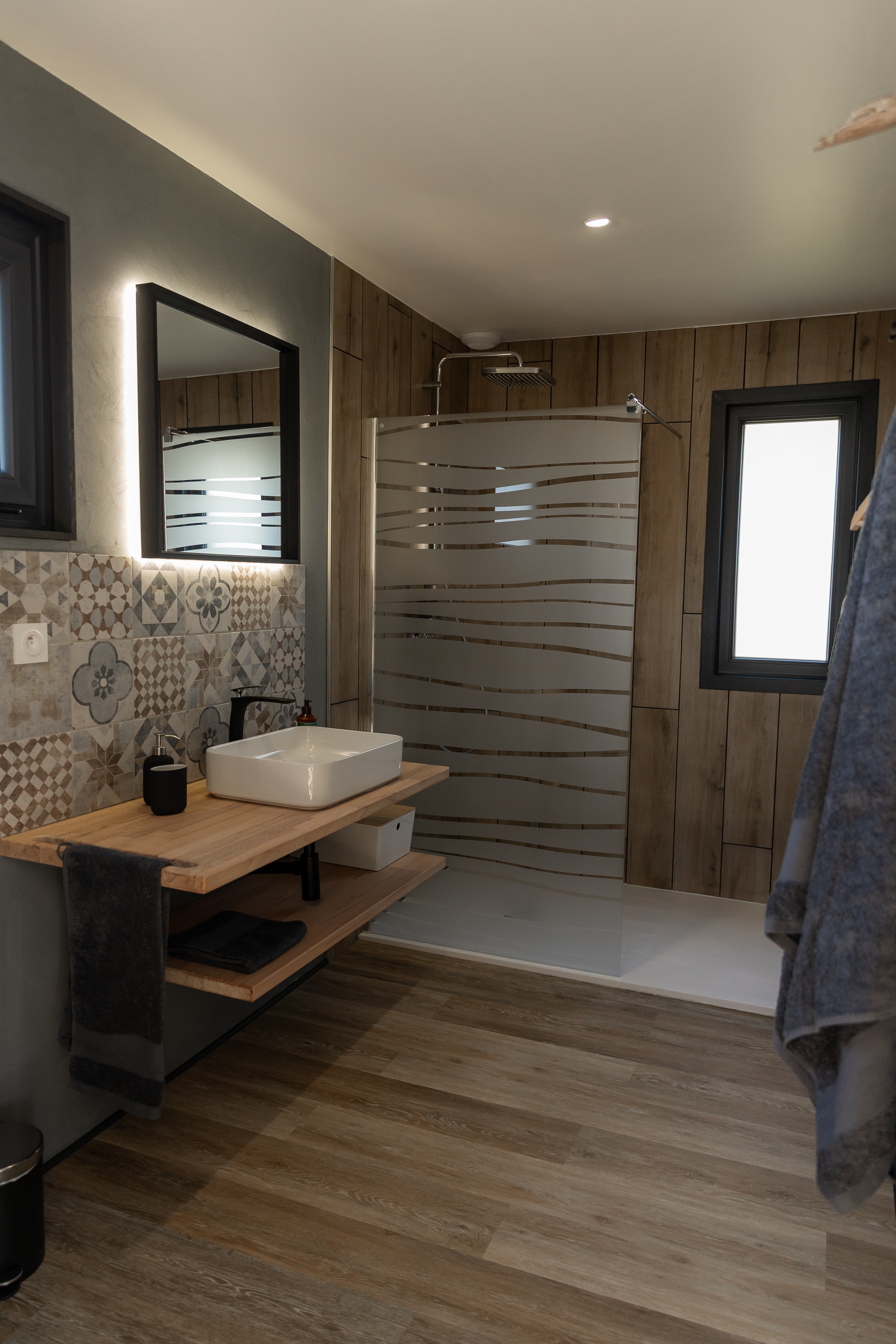 Shower room – Oslo holiday cottage – Saint-Léonard, Vosges