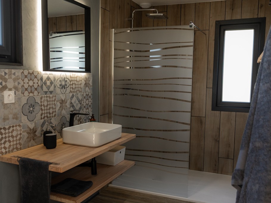 Shower room – Oslo holiday cottage – Saint-Léonard, Vosges