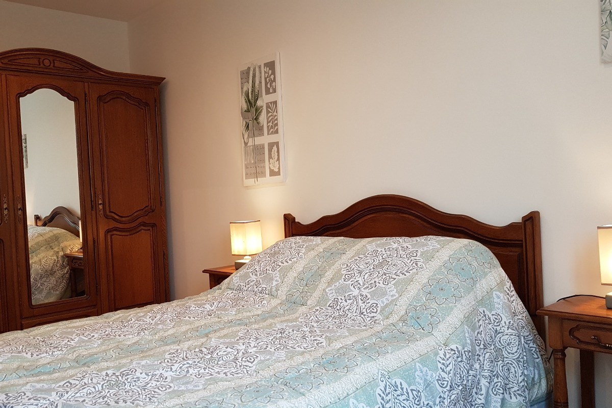 3ème chambre indépendante (lit140cm) - Gîte de la Baie