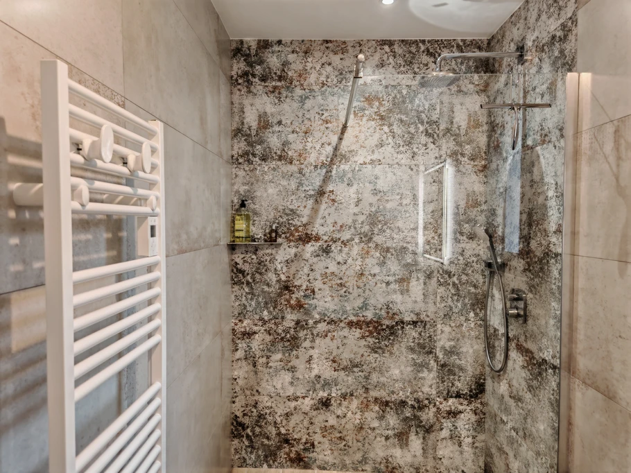 Shower room in master suite