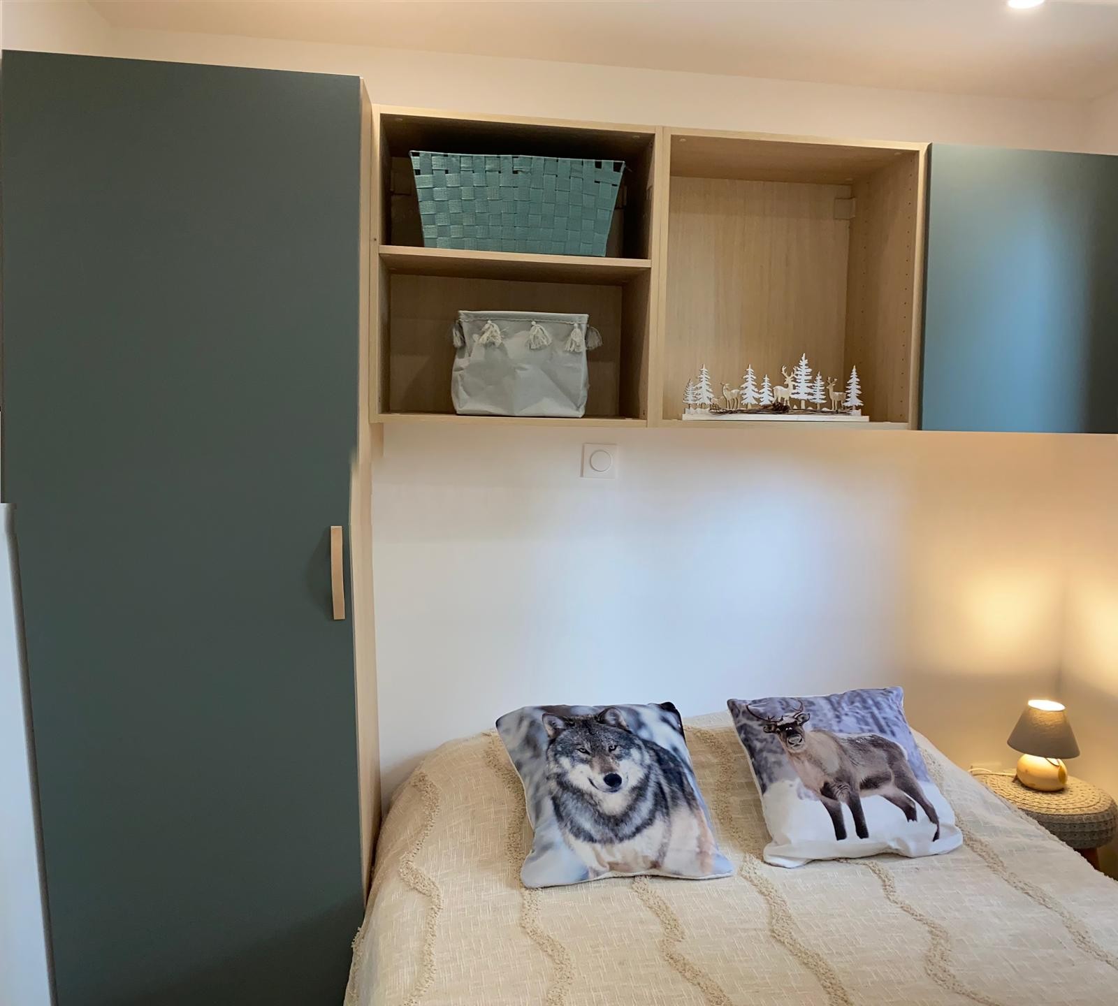 Chambre - Chalet L’ Ecureuil de Martimpré à Gerbépal