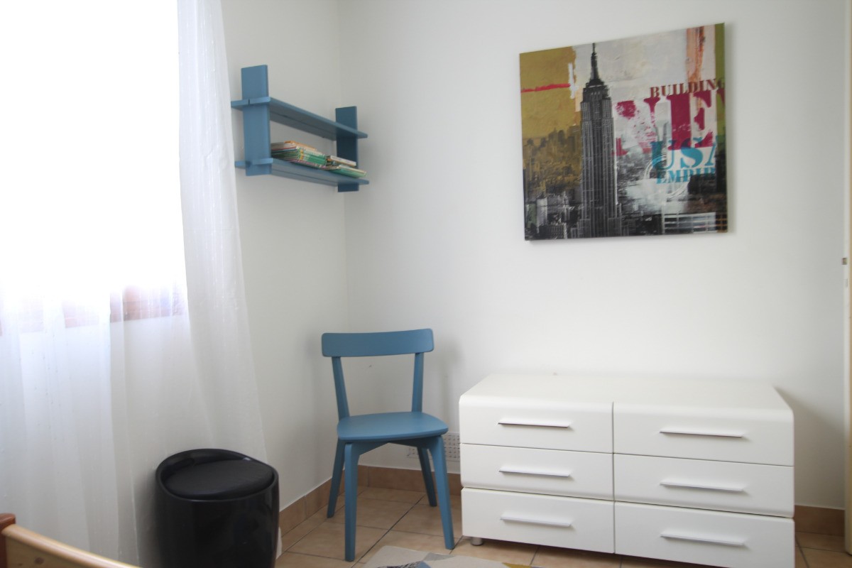 Détail chambre 2 lits
