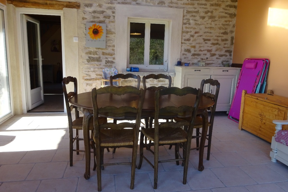 Gîte Chez Léon Jura - Véranda