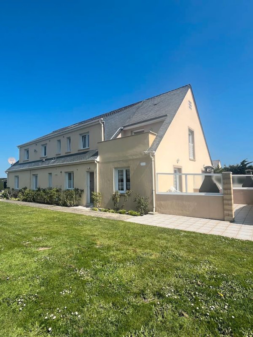 Le gîte l'Estran à l'étage avec sa terrasse privée