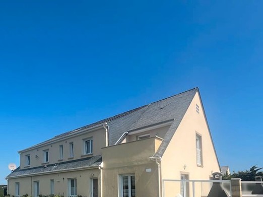 Le gîte l'Estran à l'étage avec sa terrasse privée