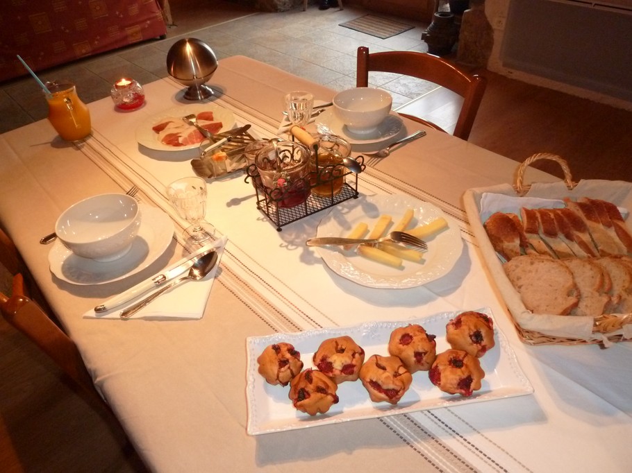 petit déjeuner campagnard