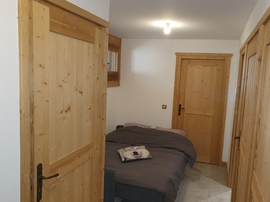 coin montagne avec canapé lit 140