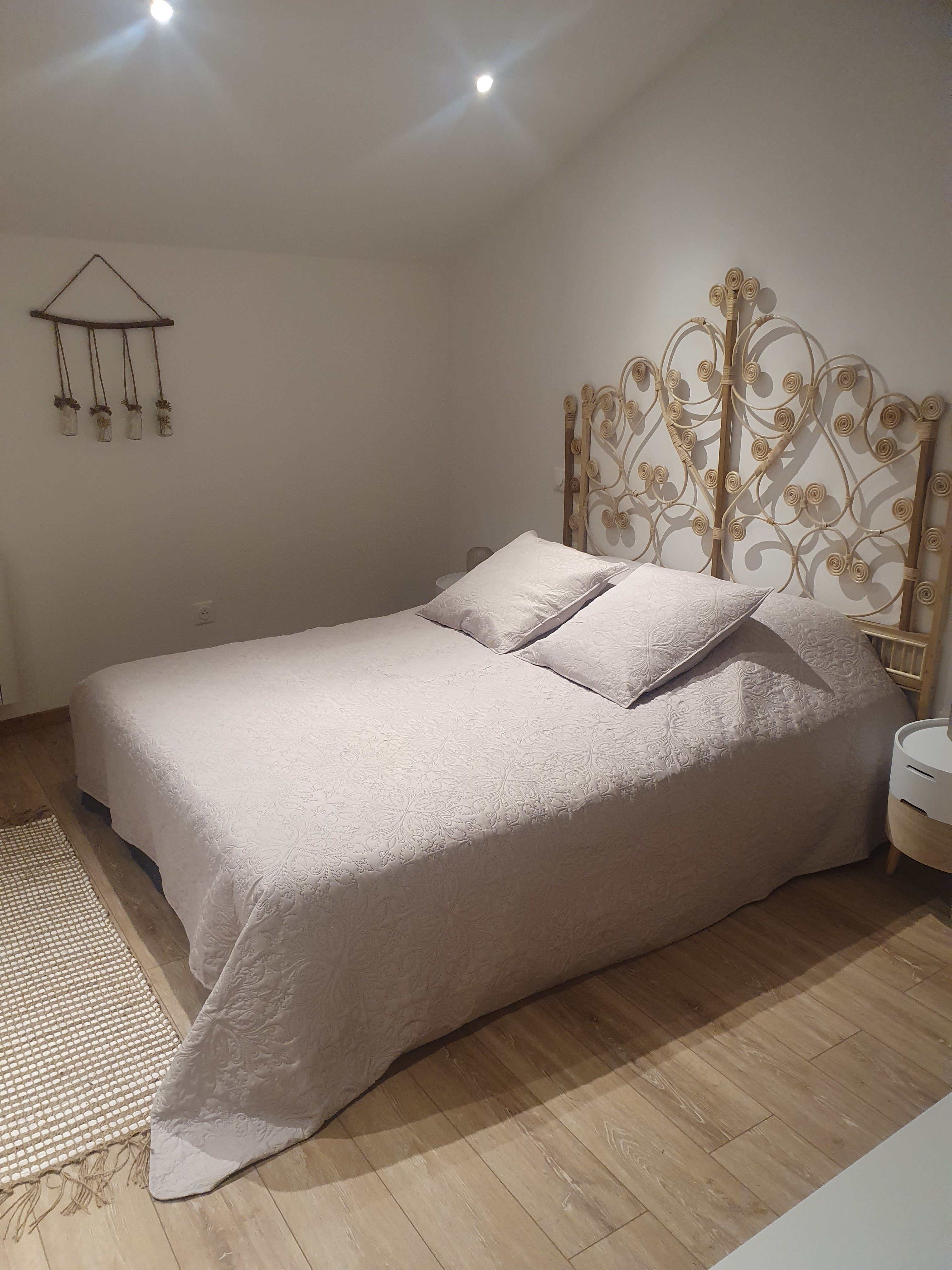 Double bedroom - Gite les bords de l'Amezule, gite Bergamotte