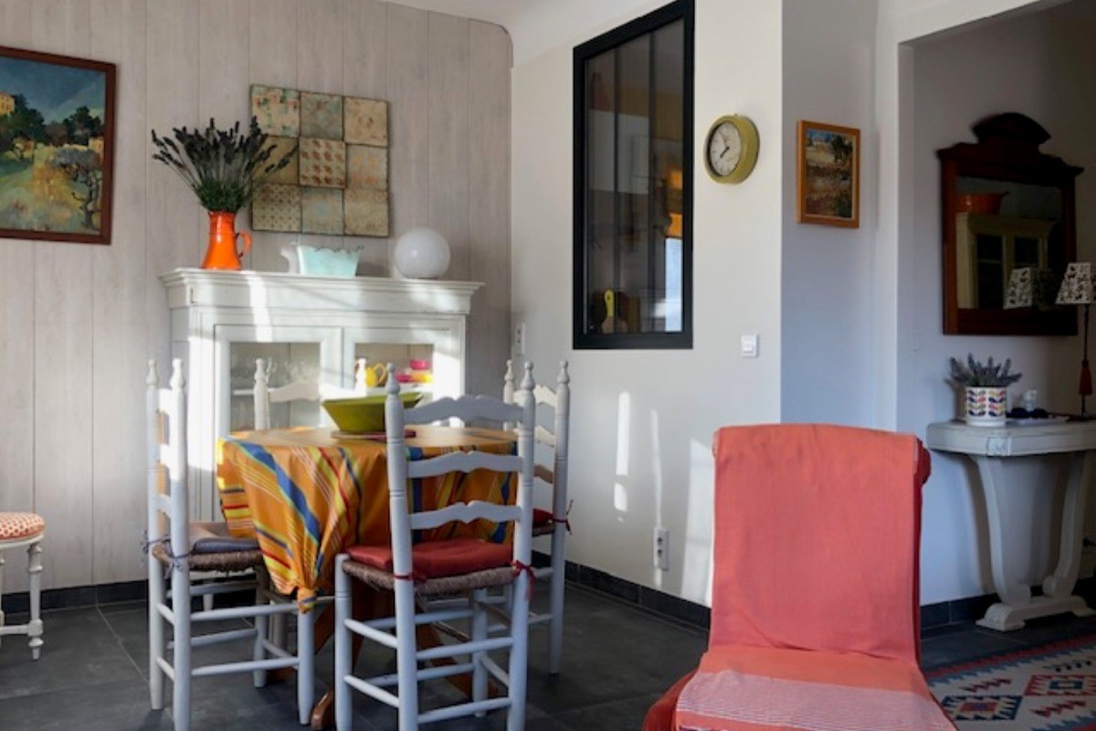 Séjour - Appartement T2, Le Clos de la Buge (Sanary sur Mer, Var)