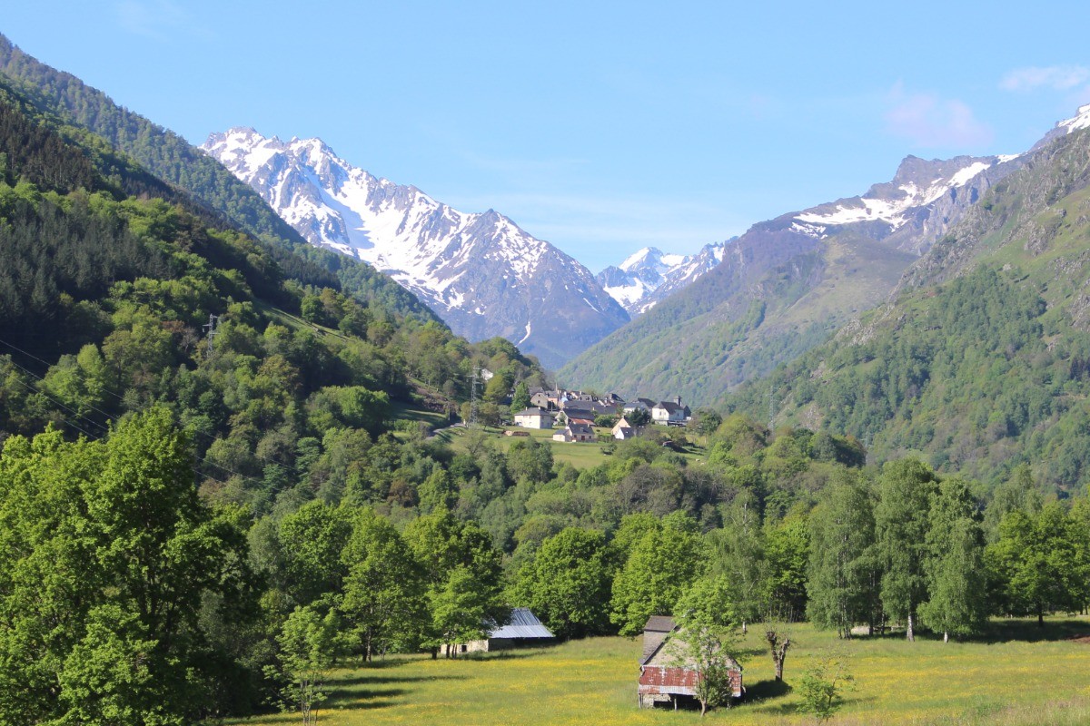 A l'entrée de la Vallée d'Estaing