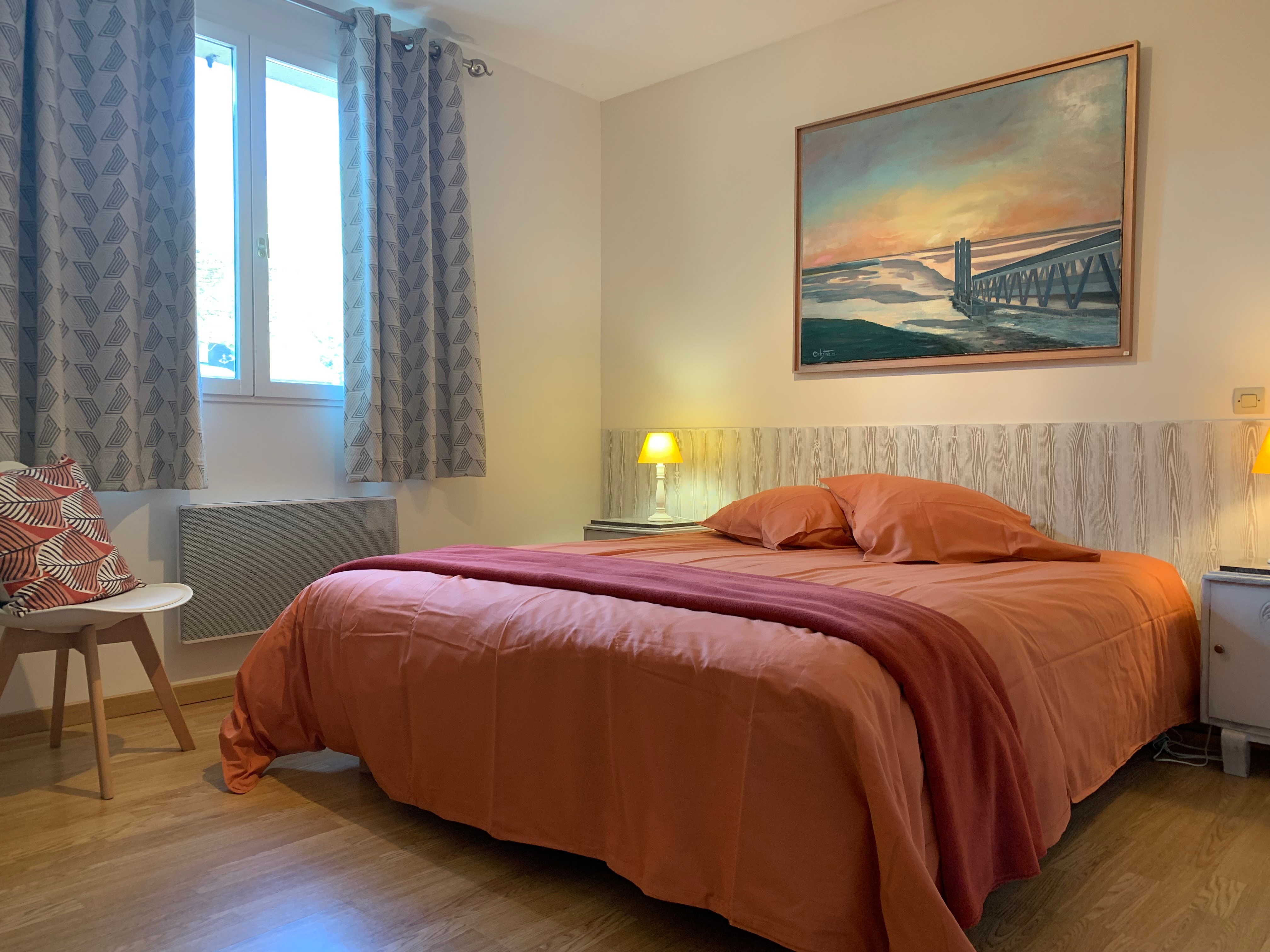Chambre "Le Hourdel" (rez-de-chaussée) avec lit 160x200