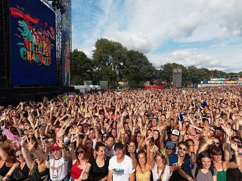 Le festival des Vieilles Charrues à Carhaix