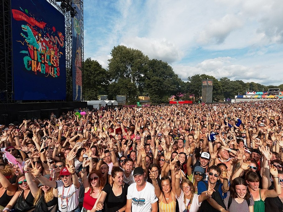 Le festival des Vieilles Charrues à Carhaix