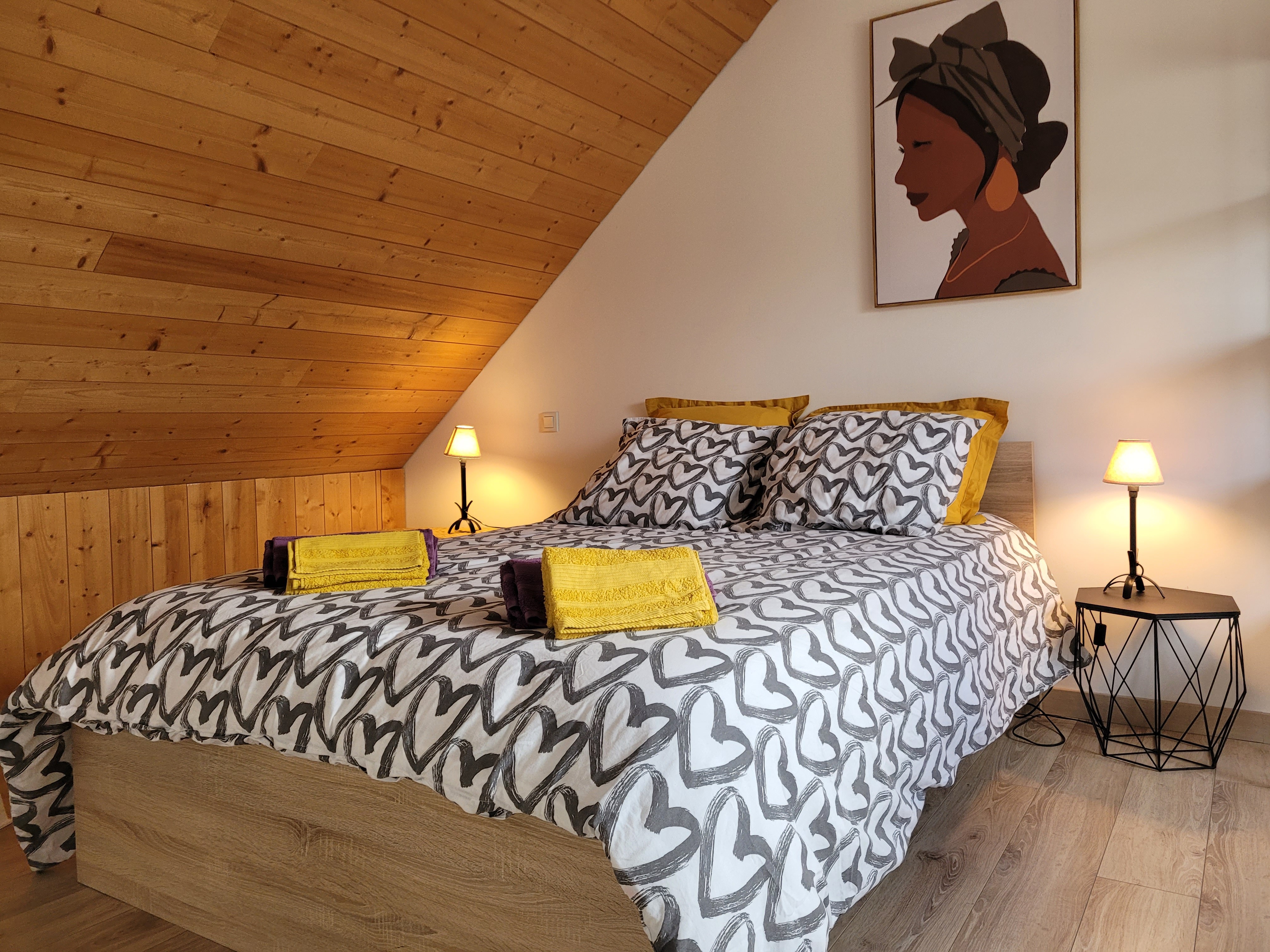 Location Clevacances, Guyomard Treguidel, chambre 1 étage
