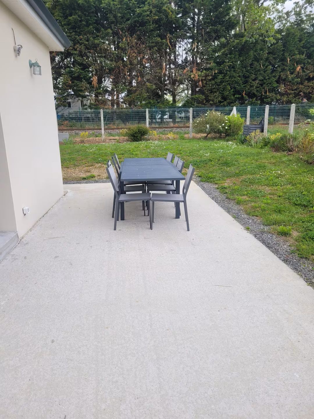 Dining area on terrace