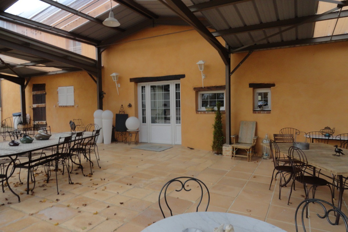 Domaine de La Bellière - Terrasse d'accueil - Petits-déjeuners et spa