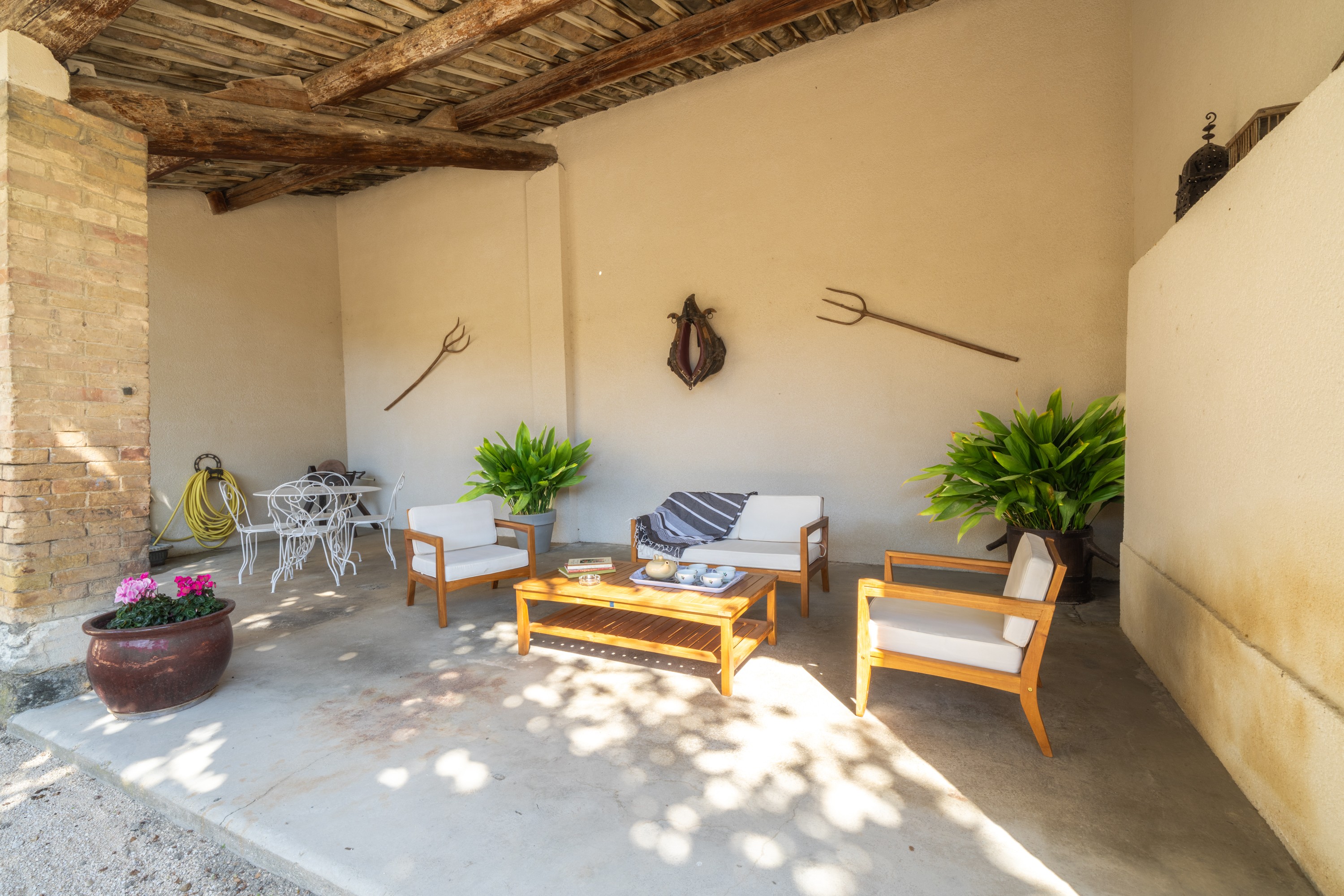 Terrasse couverte