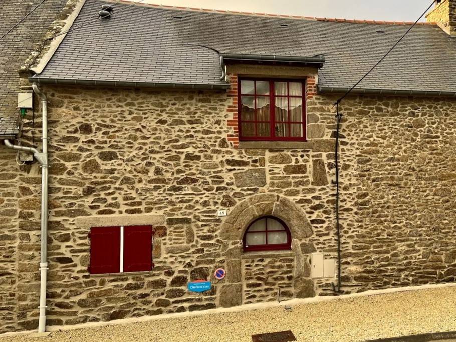 Front elevation of the house from the street. 2 parking spaces available.