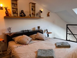 Chambre sur la mezzanine - Appartement La Porte des Vosges - Raon l'Etape