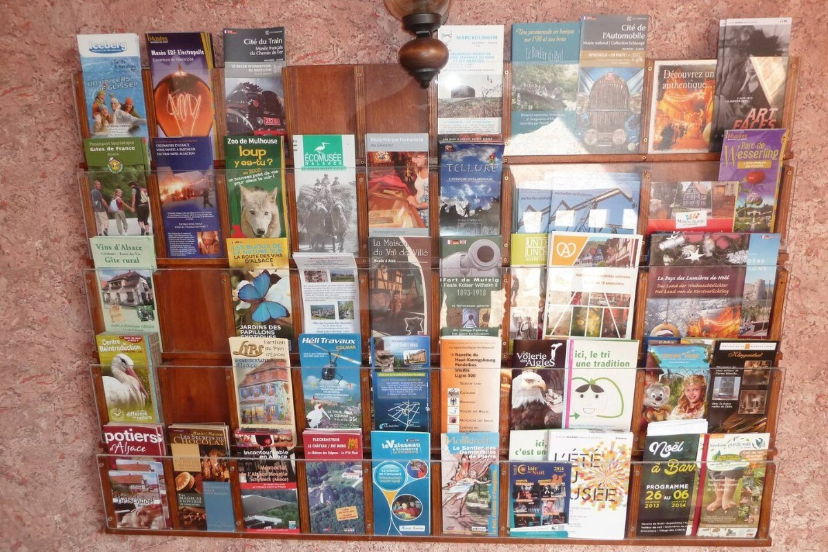 Documentation touristique à disposition