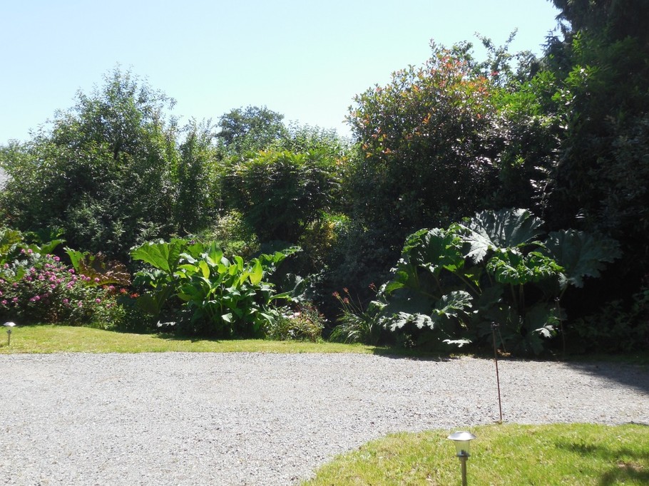 Arrivée par le jardin