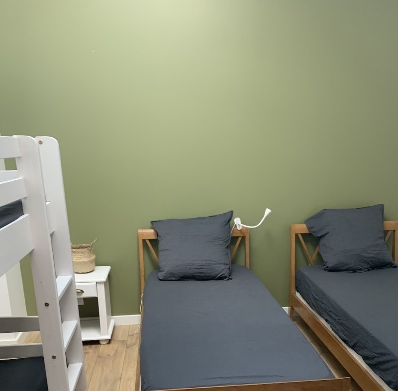 Chambre 2 lits en 90 et 2 lits en 80