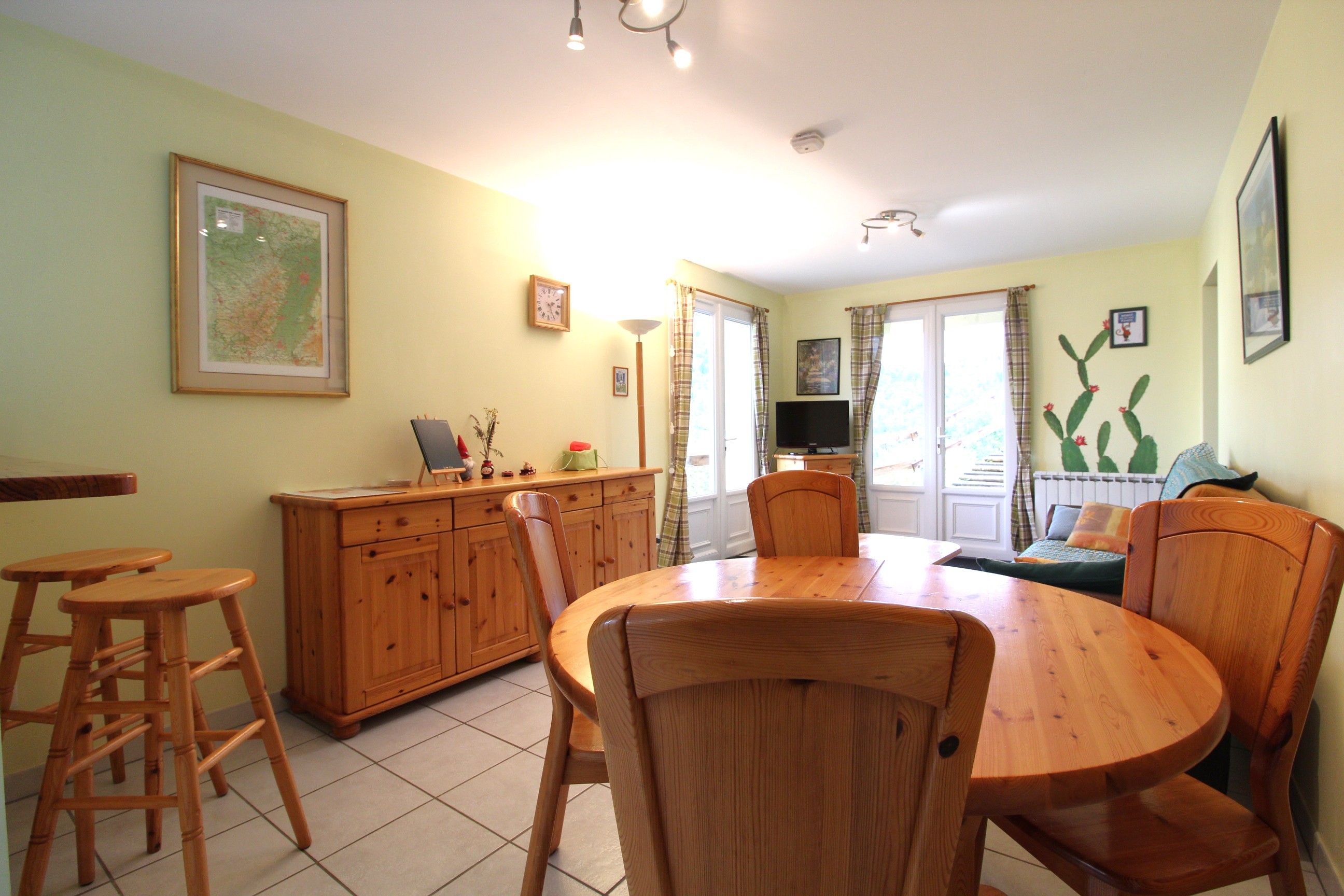 Salon/ séjour - Appartement, Le Chalet Vert, à La Bresse