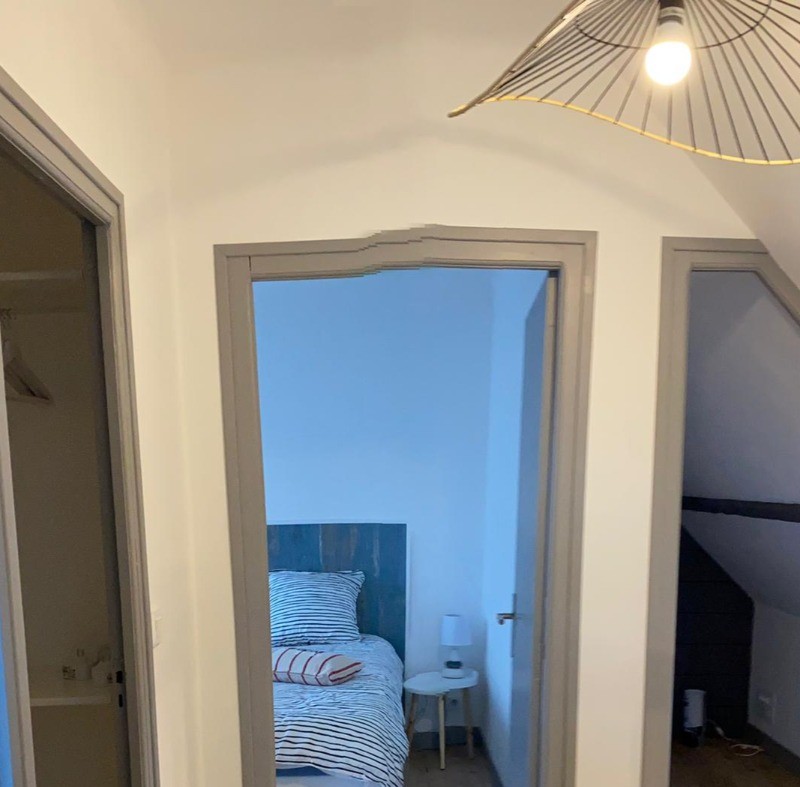 Location Clévacances, MAISON 6 PERSONNES - PERROS-GUIREC - 1 km PLAGE - COTES D'ARMOR - BRETAGNE - chambre