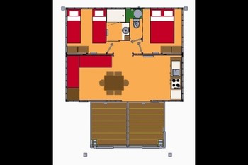 Plan du chalet montagne domaine du haut des bluches la bresse vosges