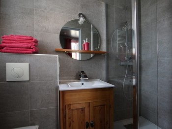 Chambre Achille - Salle de Bain - B&B L'lliade- Bouzy