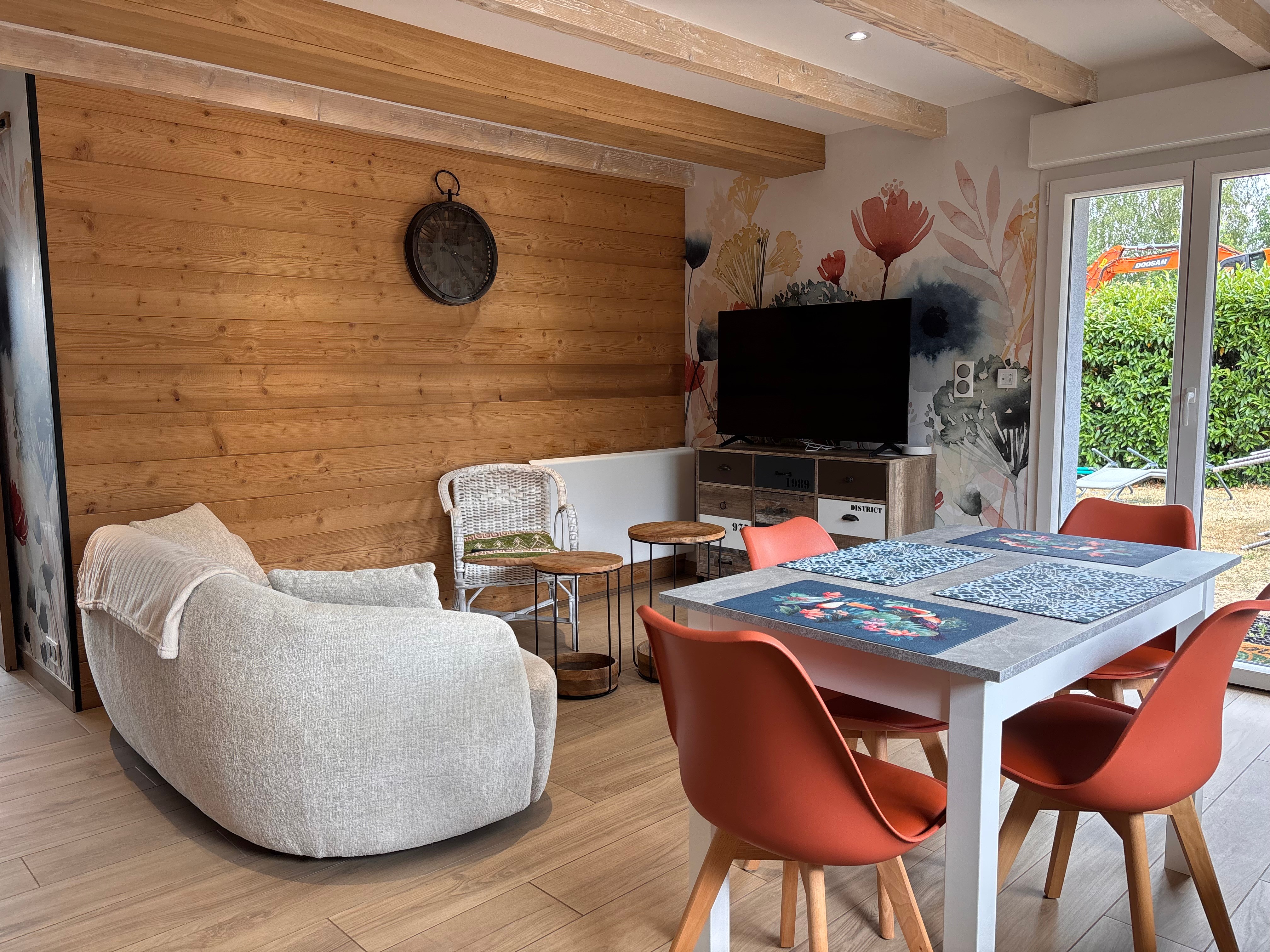 Salon / séjour - Gîte l'Ancre Jaune - Moyenmoutier
