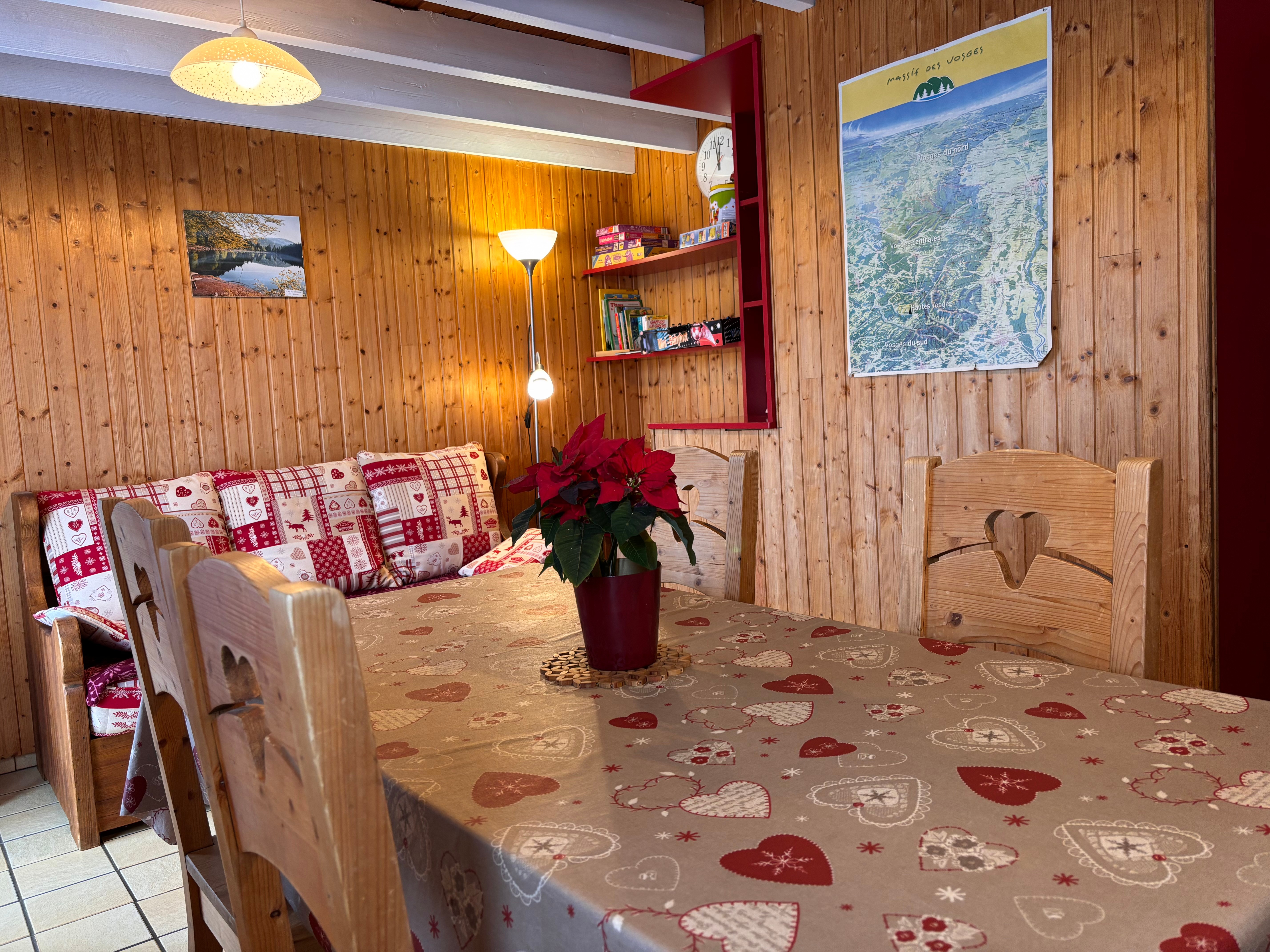 Salon / séjour - Chalet Le Podent - La Bresse