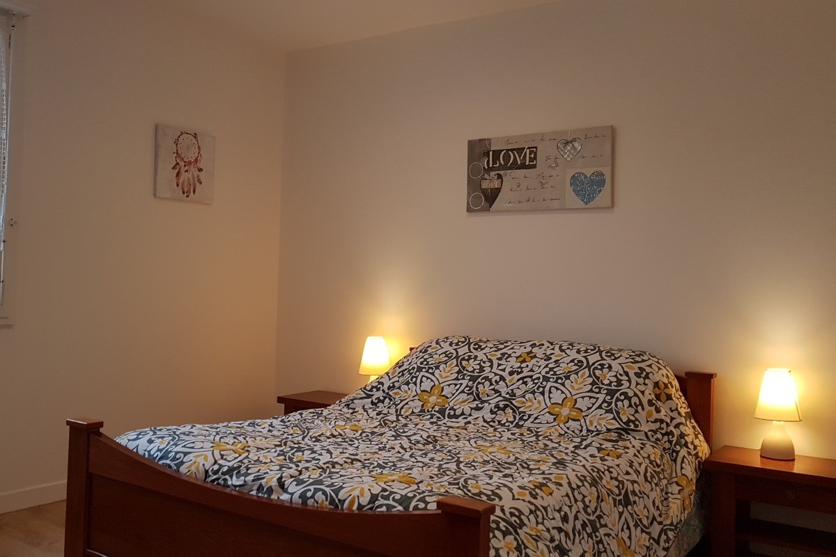 Seconde chambre indépendante (lit 140cm)  - Gîte de la Baie