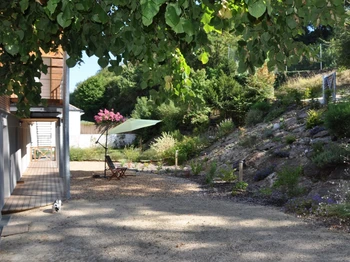 Les terrasses côté sud-ouest