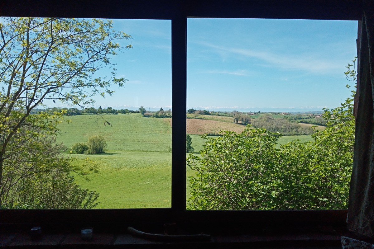 La vue depuis le gîte