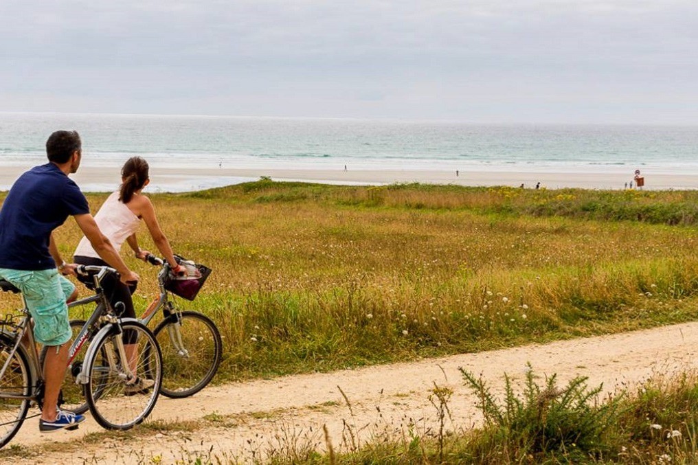 Cycling along the coastal paths