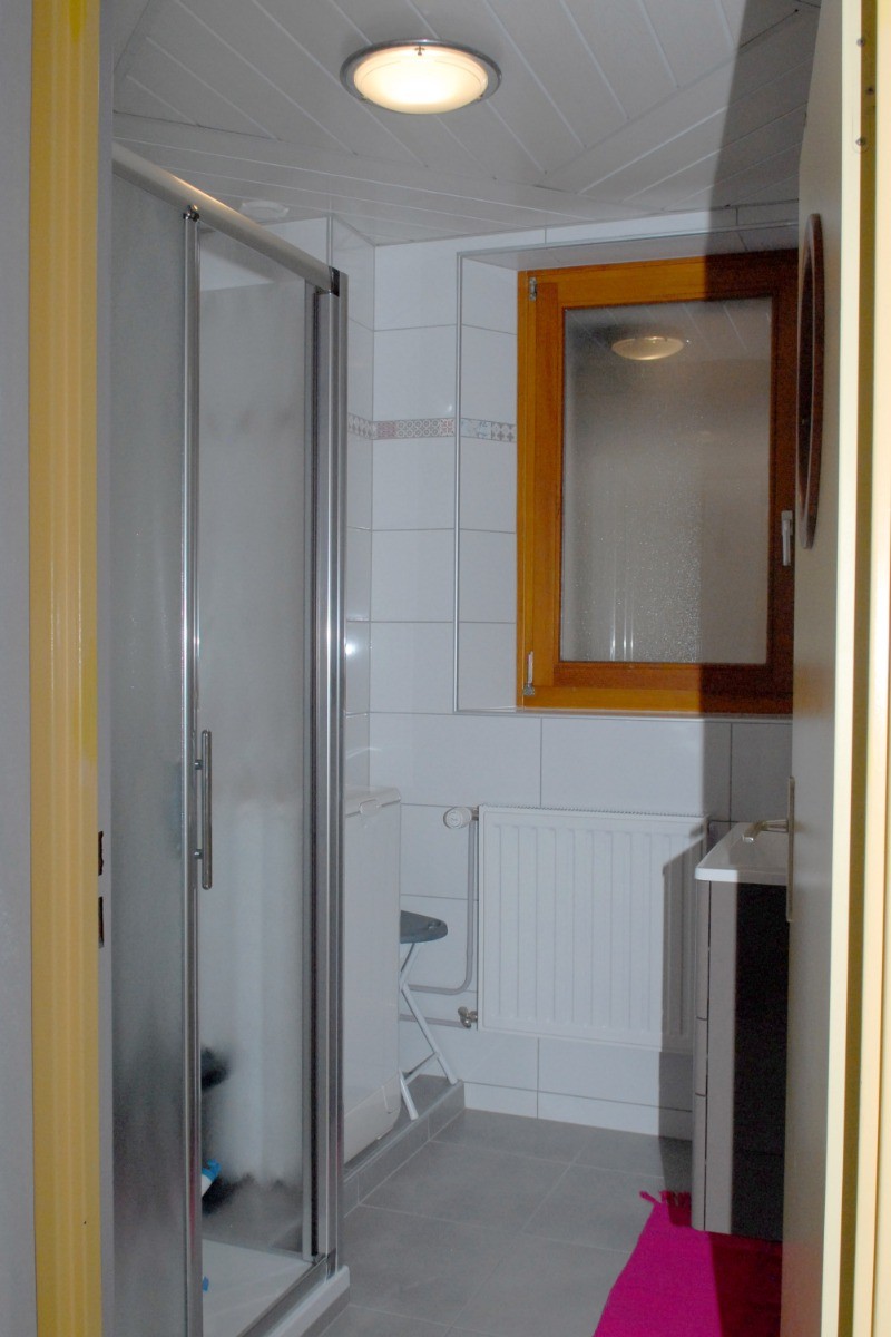 douche avec vanne thermostatique