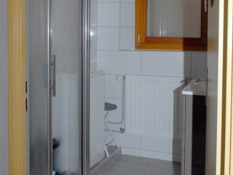 douche avec vanne thermostatique