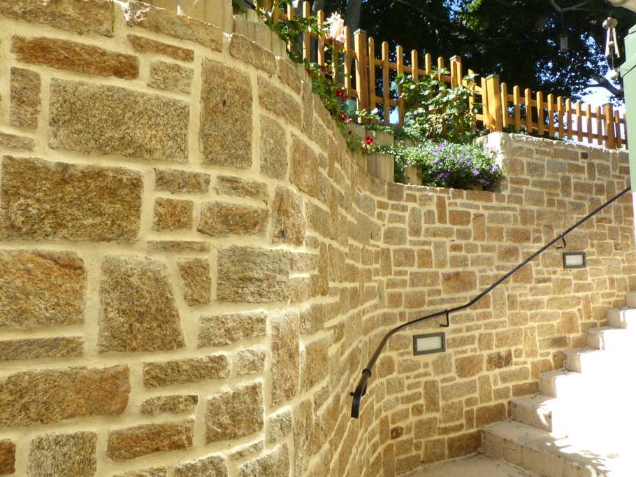 escalier accès jardin