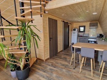 Chalet Renard - Coin séjour et cuisine